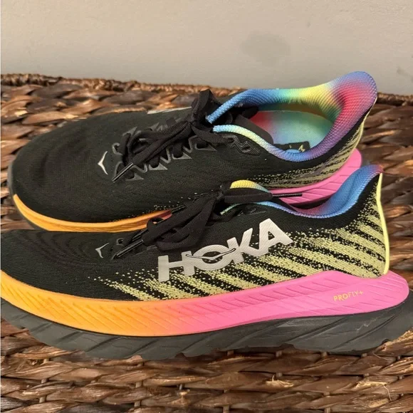 HOKA Women's Black/Multi Running Shoes - Picture 3 of 5